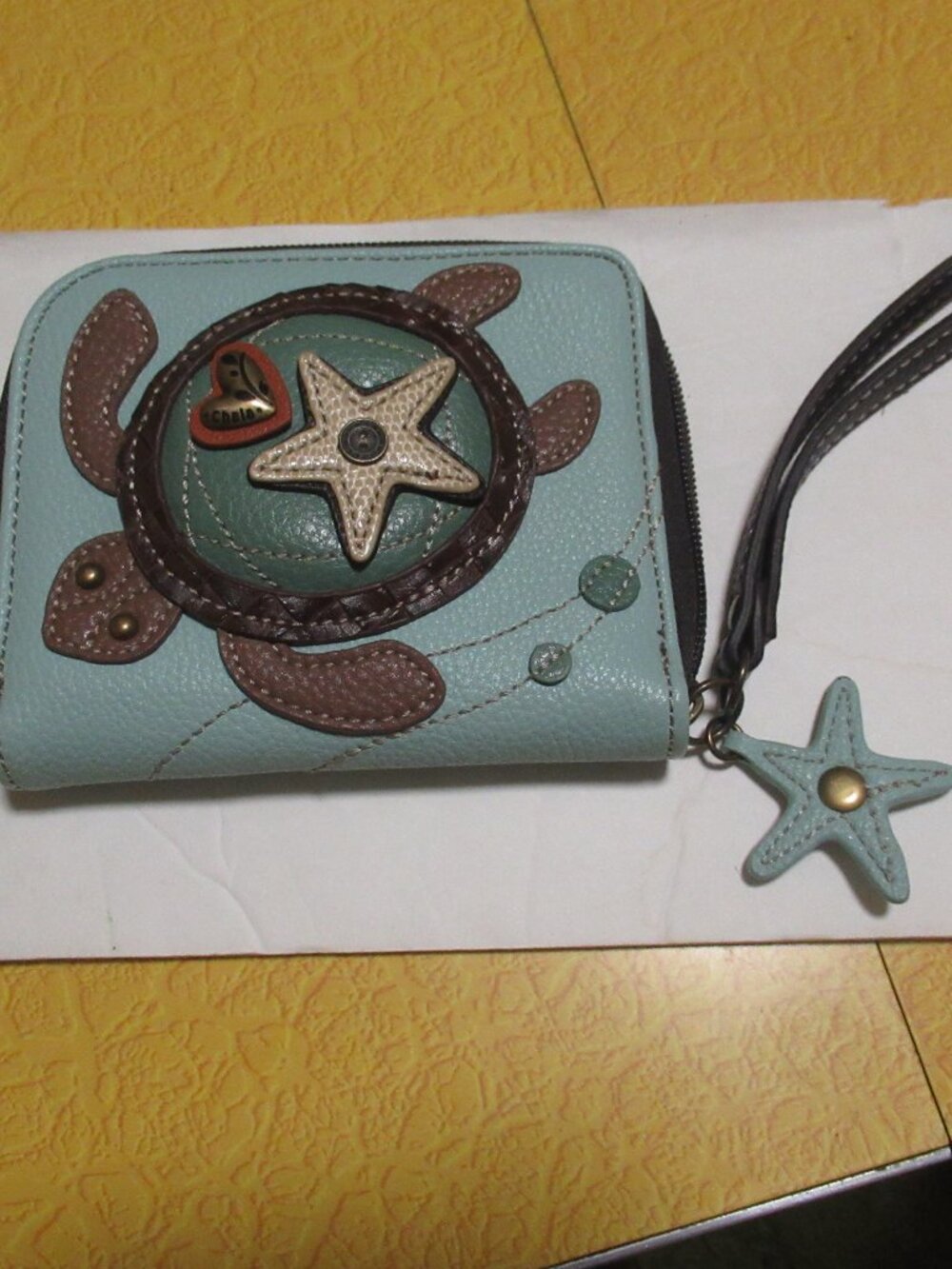 Chala Sea Turtle Wristlet Wallet